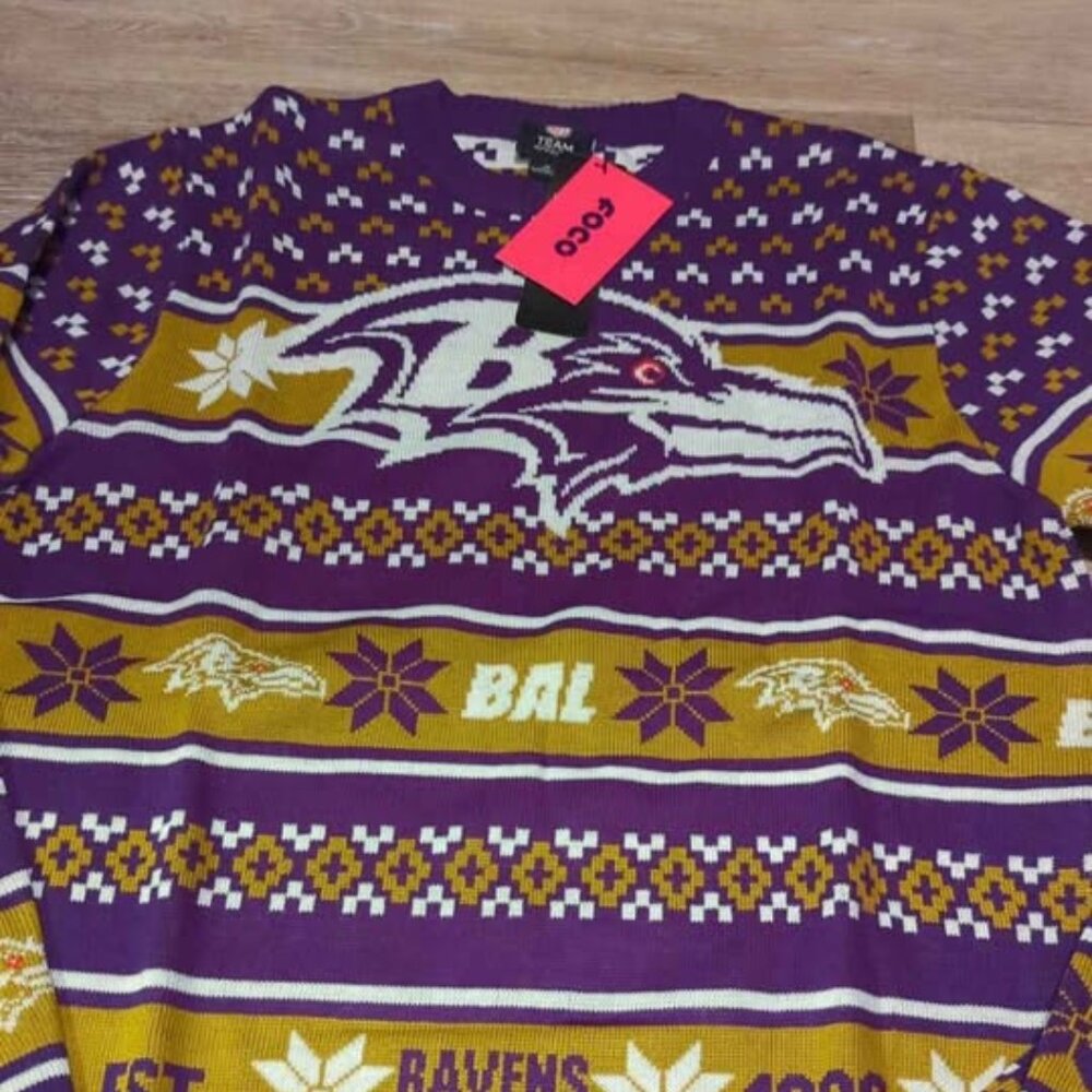 NFL‎ apparel Baltimore Ravens men's size medium sweatshirt new